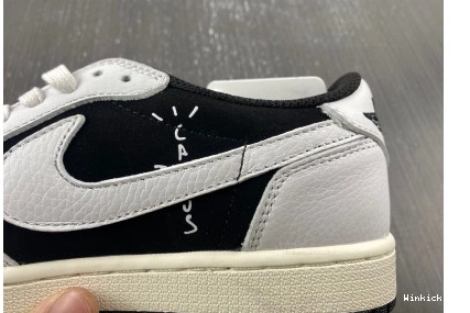AIR BLACK SCOTT TRAVIS JORDAN X WHITE LOW 1 OG 0918